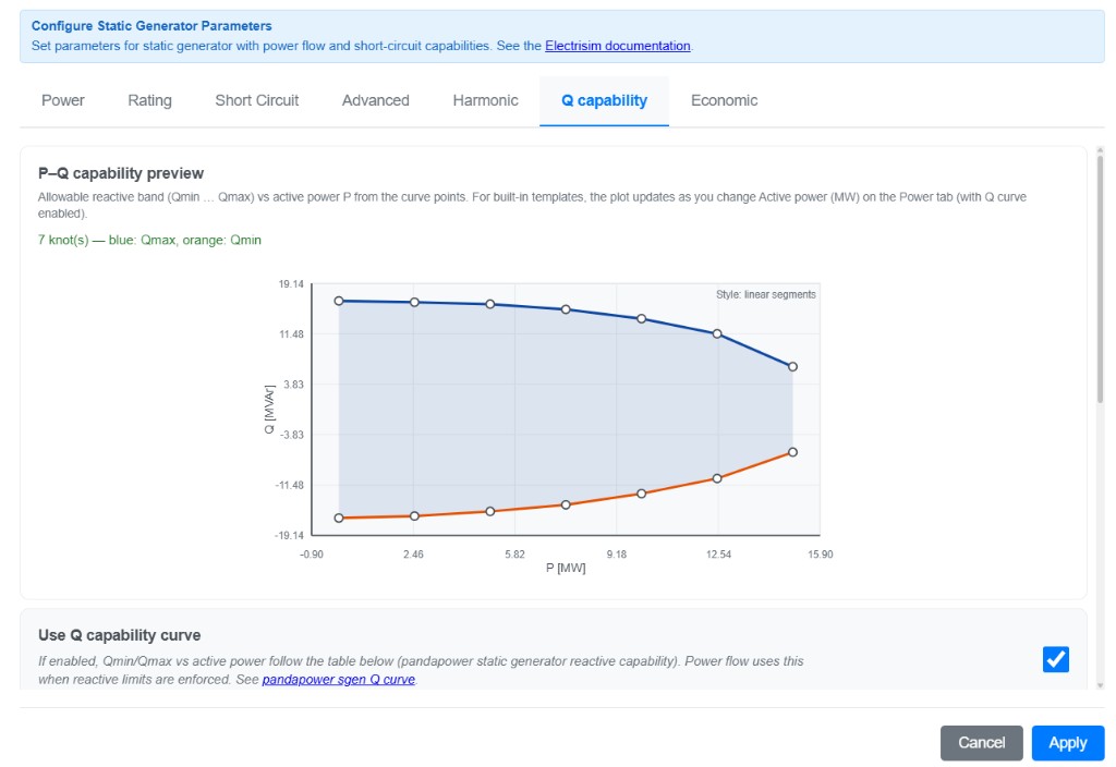 Offshore wind farm grid connection single-line detail